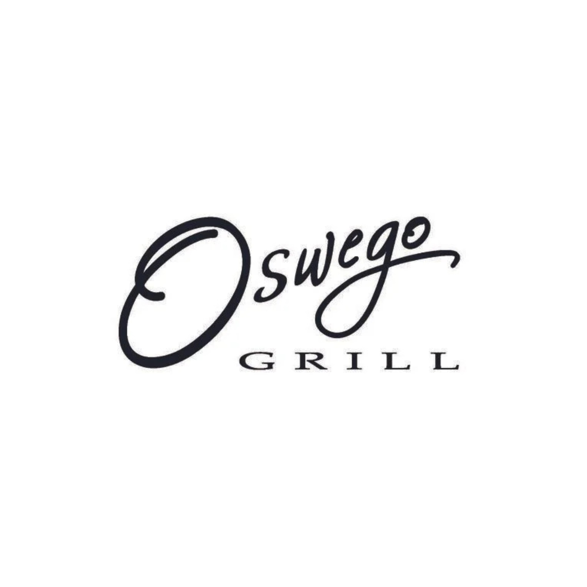 Oswego Grill Logo black and white