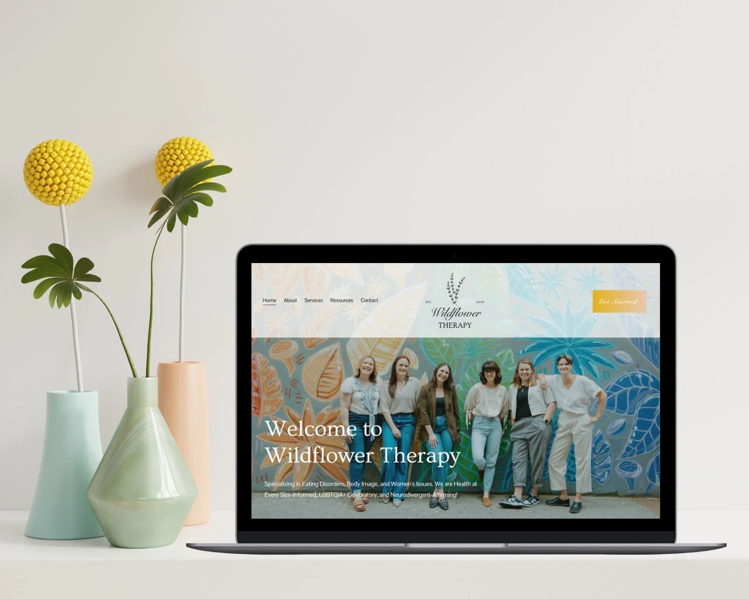 🌻 Wildflower Therapy&rsquo;s website blooms with story-driven design. See how you can bring this same sense of warmth and authenticity to your own website. Follow the link in my bio.
.
.
.
.
#TherapistWebsiteDesign #AuthenticDesign #Storytelling #Mi