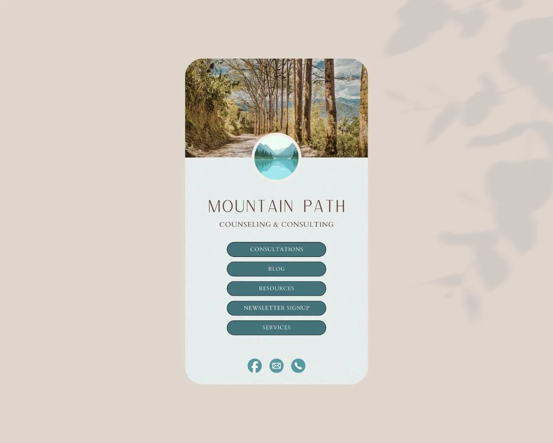 This week on the blog, I&rsquo;m breaking down how to DIY a Link-in-bio page. Follow the link in my bio to learn which option is best for your website.
.
.
.
.
#LinkInBioPage #LinkInBio #WebDesignForTherapists #MindfulDesign