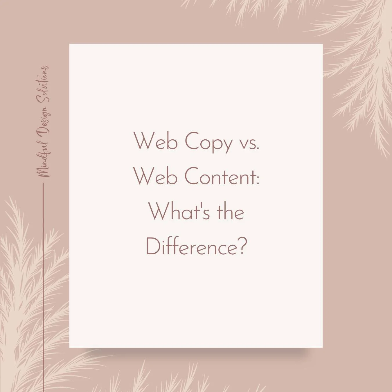 Your website needs TWO things to attract dream clients... 

This week on the blog I explain the difference between web copy and web content (and how to apply them to your therapy website).

Link in bio.
.
.
.
.
#TherapistWebsites #WebDesignForTherapi
