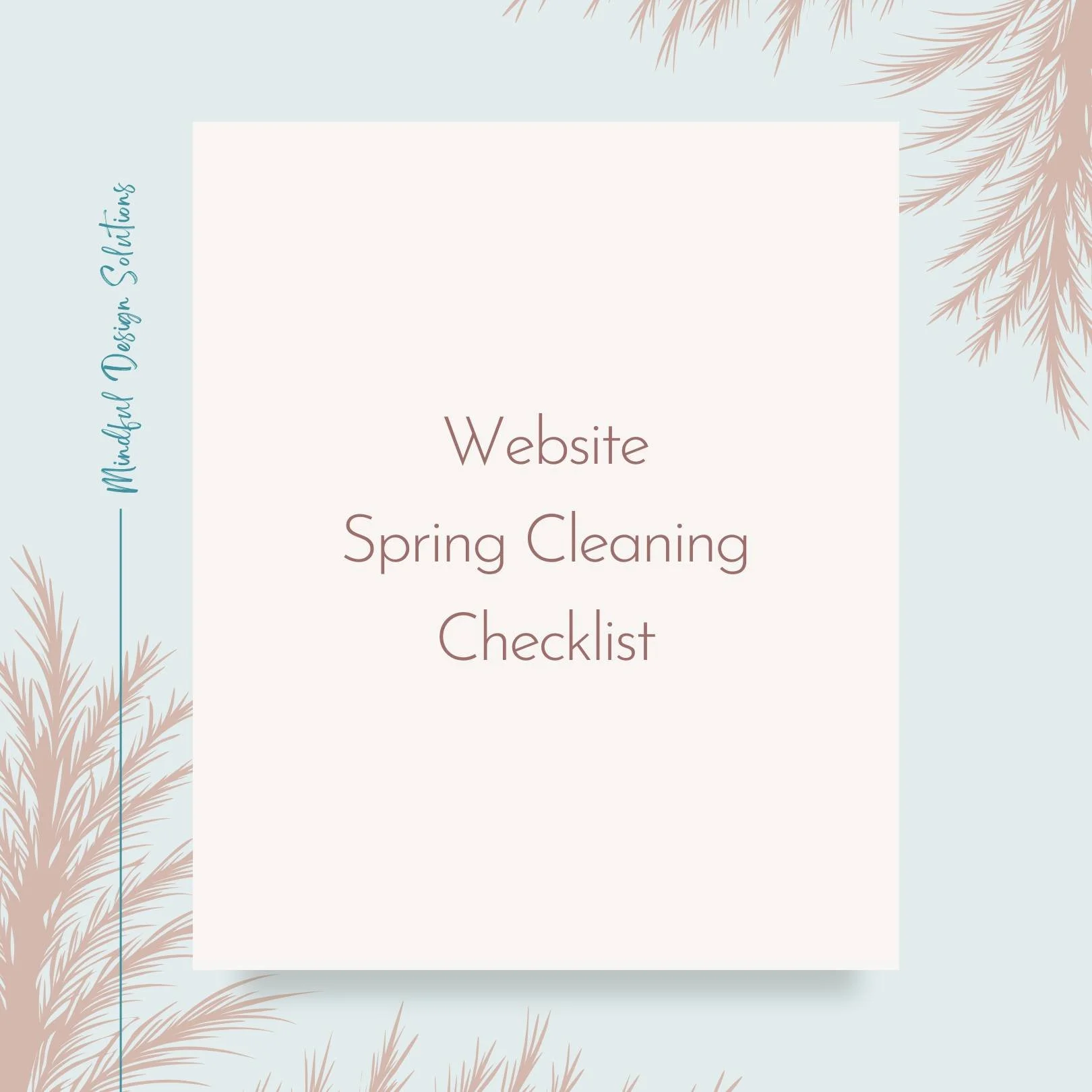🌿 If your website&rsquo;s been feeling a little neglected, now is the perfect time for a refresh.

I put together a simple Website Spring Cleaning Checklist to help you tidy things up without overwhelm.

Read the post + grab the free checklist at th
