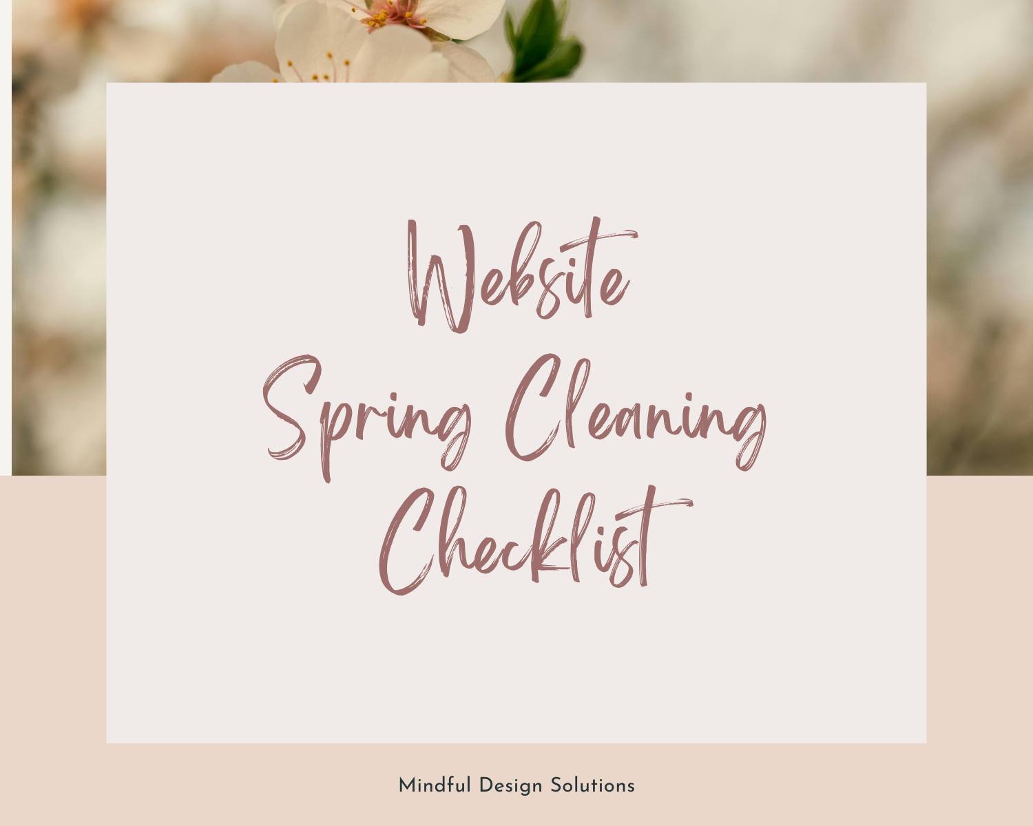If it&rsquo;s been a while since you&rsquo;ve checked in on your site, consider this your sign 🌼

(Link in bio.)
.
.
.
.
#MindfulDesign #WebsiteSpringCleaning #FreeChecklist #WebDesignForTherapists #WebDesignForHealthAndWellness