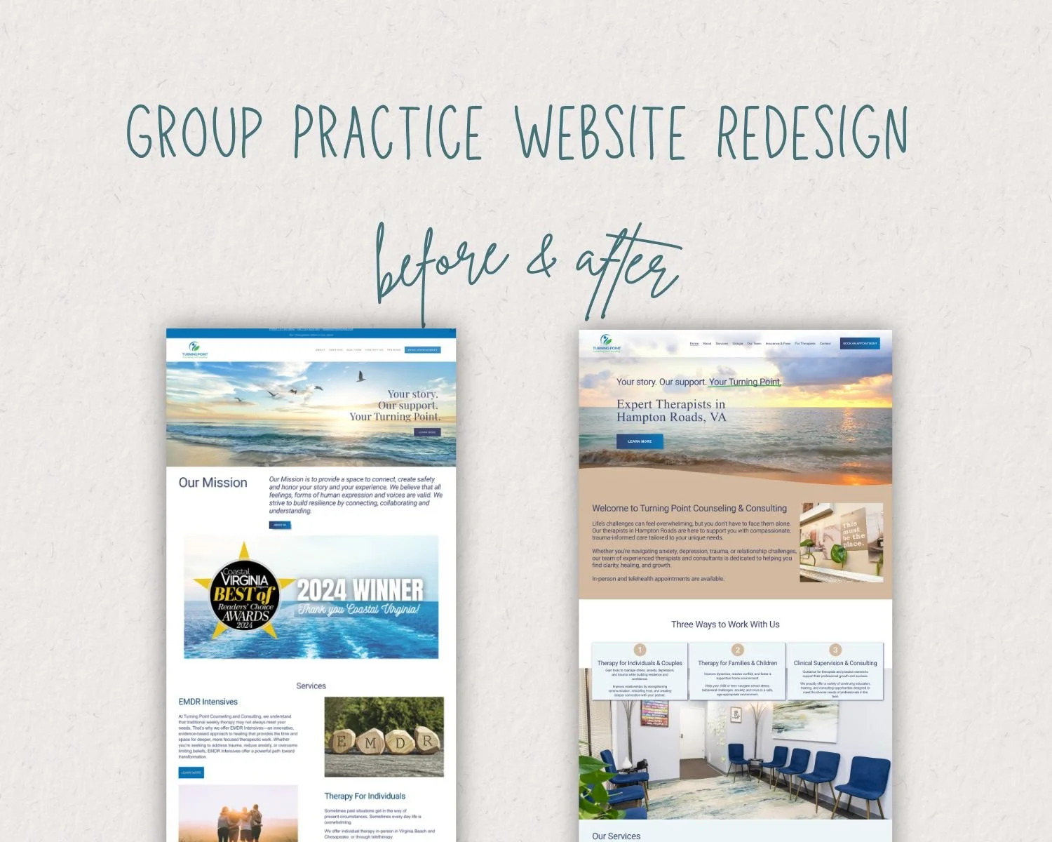 One of the most common things I see with group practice websites: 

A long list of names and credentials with no clear direction for visitors. 

It creates confusion, and confusion leads people to click away. 

In my latest blog post, I share the pag