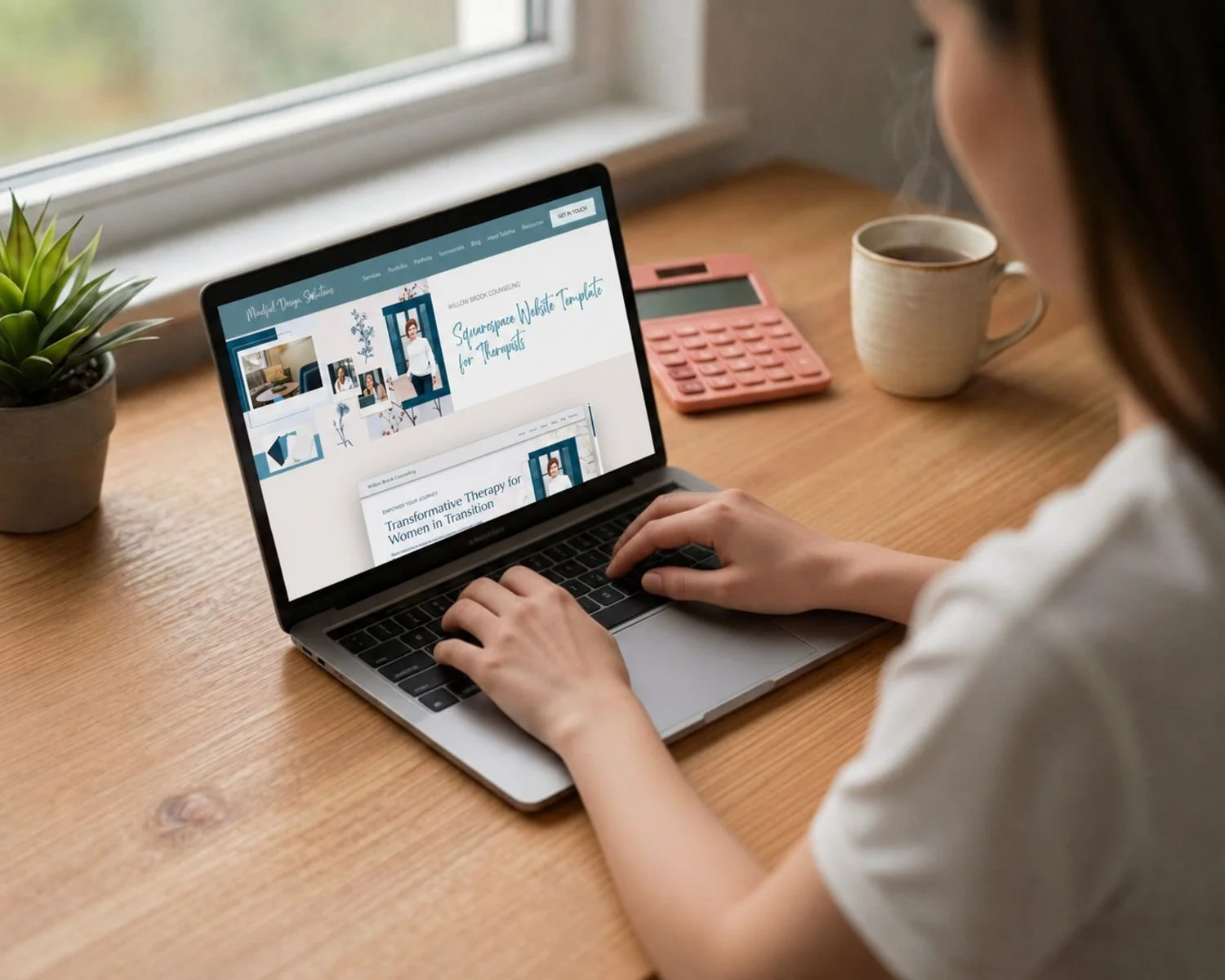 How much does a therapist website cost? The answer comes down to two main factors:

✔ Type of website (DIY, Semi-Custom, or Fully Custom)

✔ Scope (# of pages, copywriting, SEO)

The best investment for your practice will reflect where you are today 
