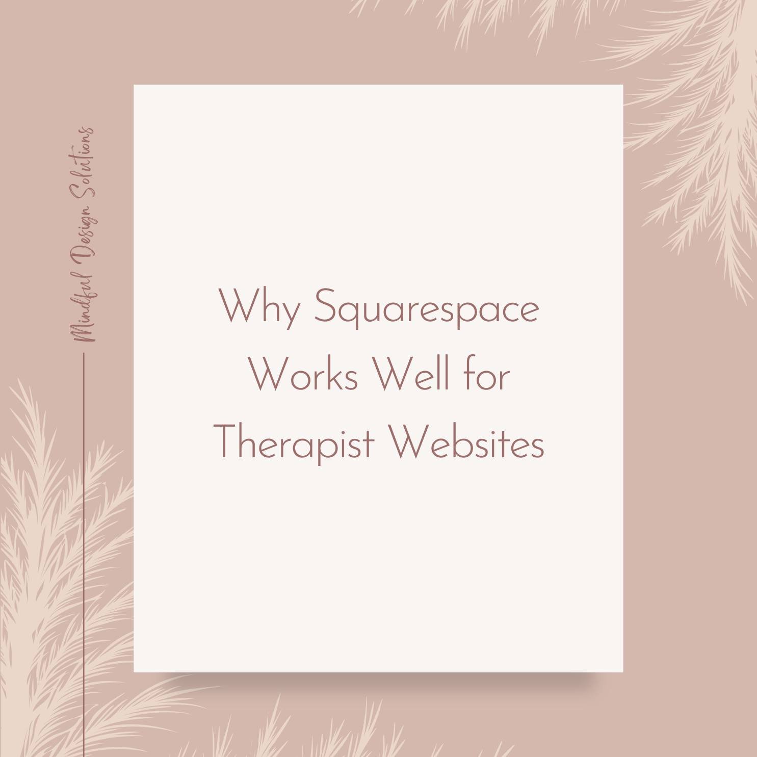 New on the blog this week: why Squarespace is a solid choice for therapist and wellness websites. 

From built-in security to easy updates, I'm breaking down what actually matters when choosing a platform for your practice. 

🔗 in bio to read the fu