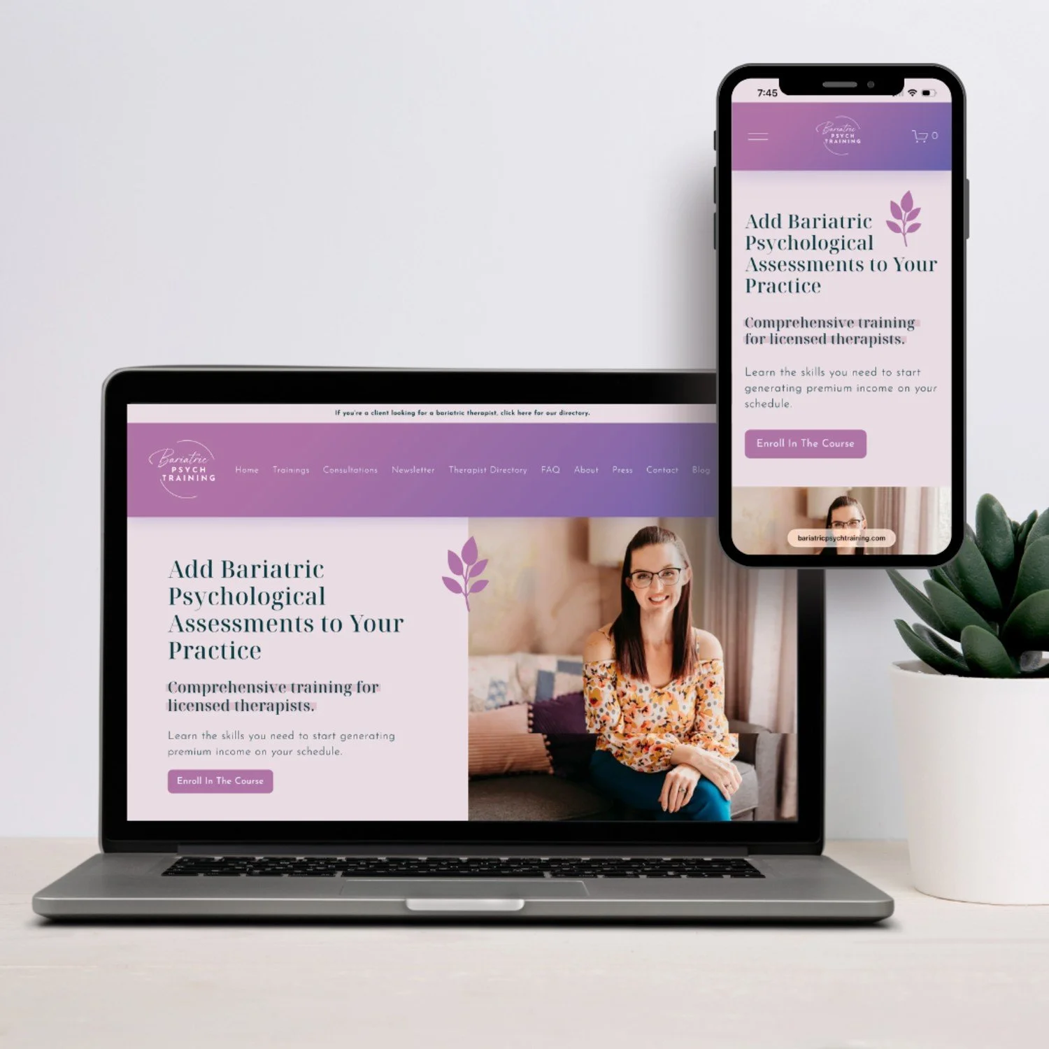 Web Design for Mental Health Consultant