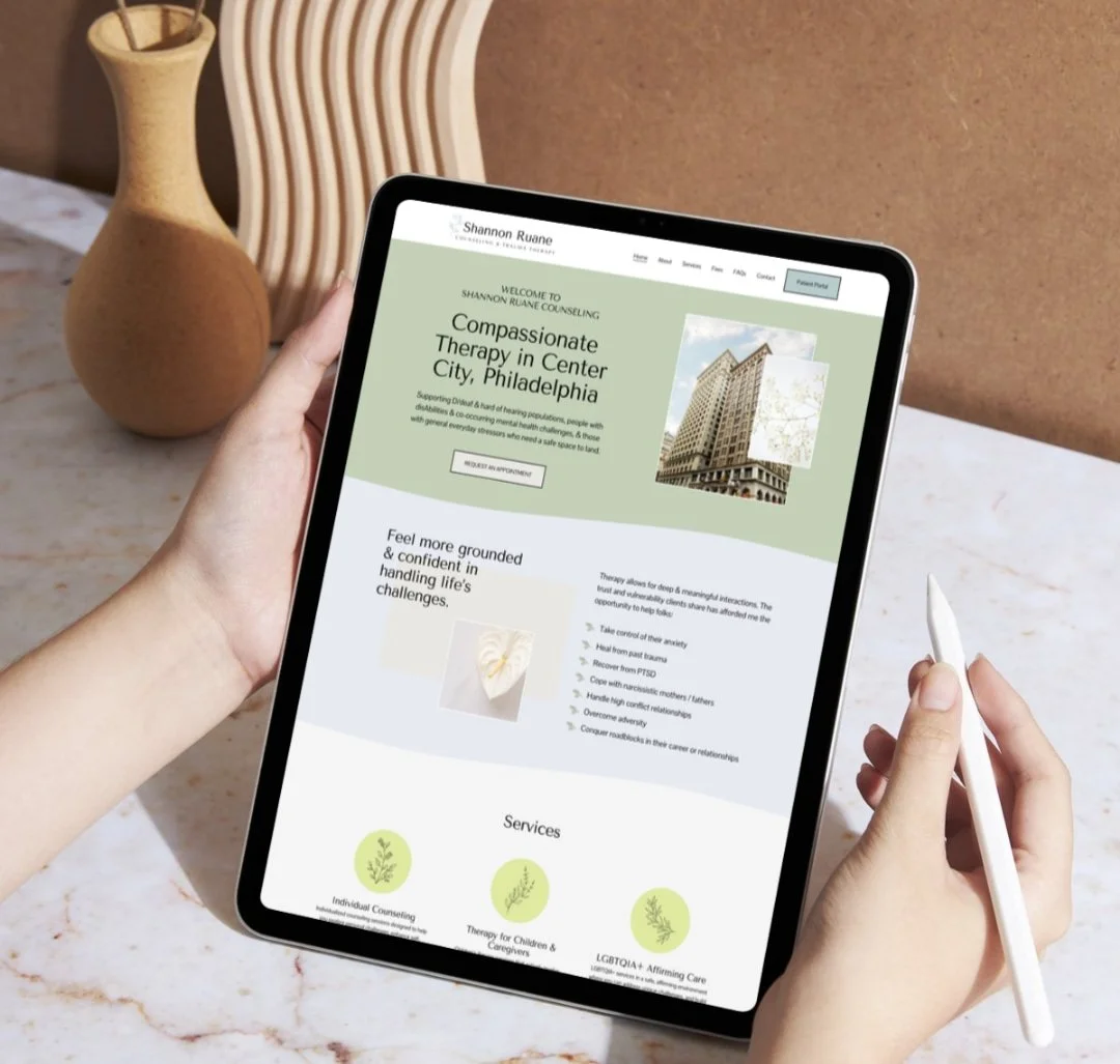 Websites for therapists