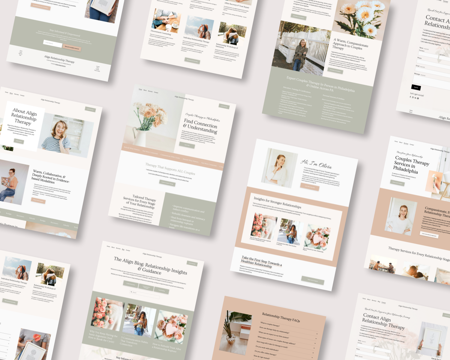 Align Website Template for Therapists