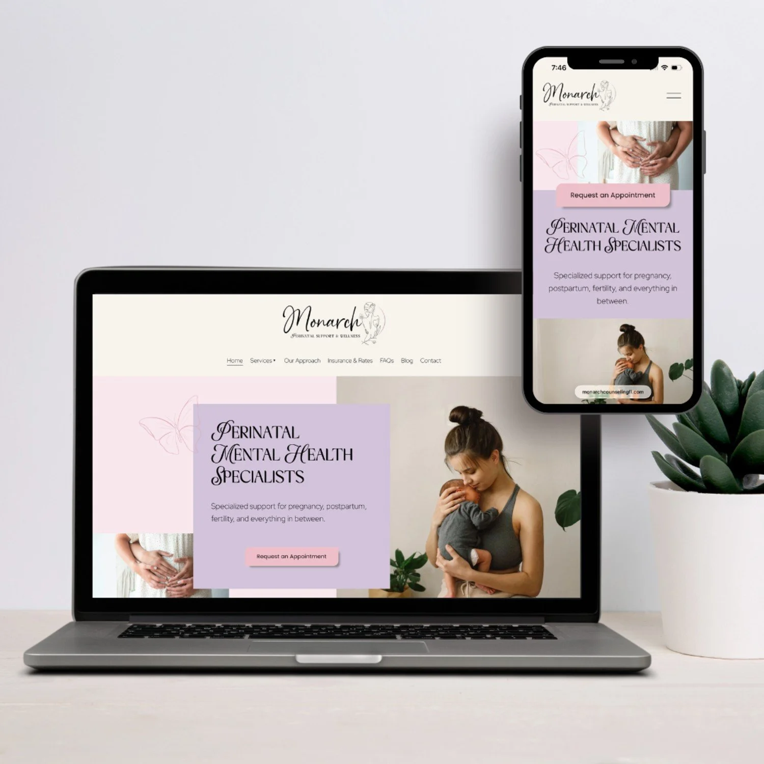 Web design for therapy practice