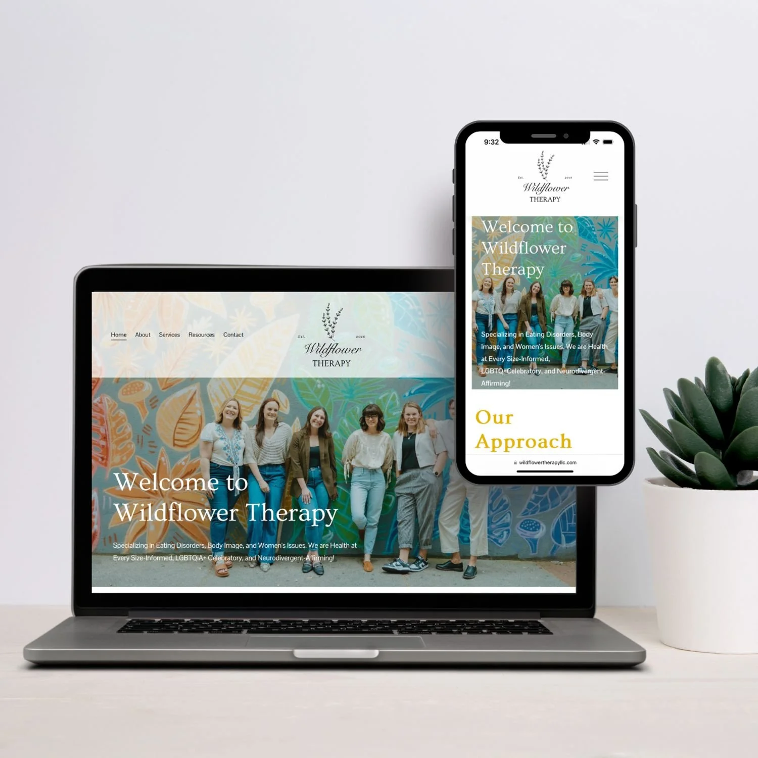 Wildflower Therapy Website