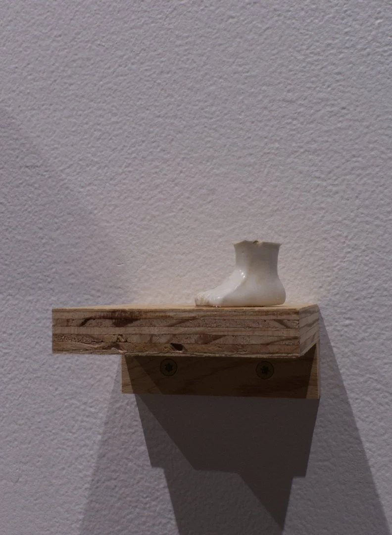 Porcelain doll foot Date unknown 