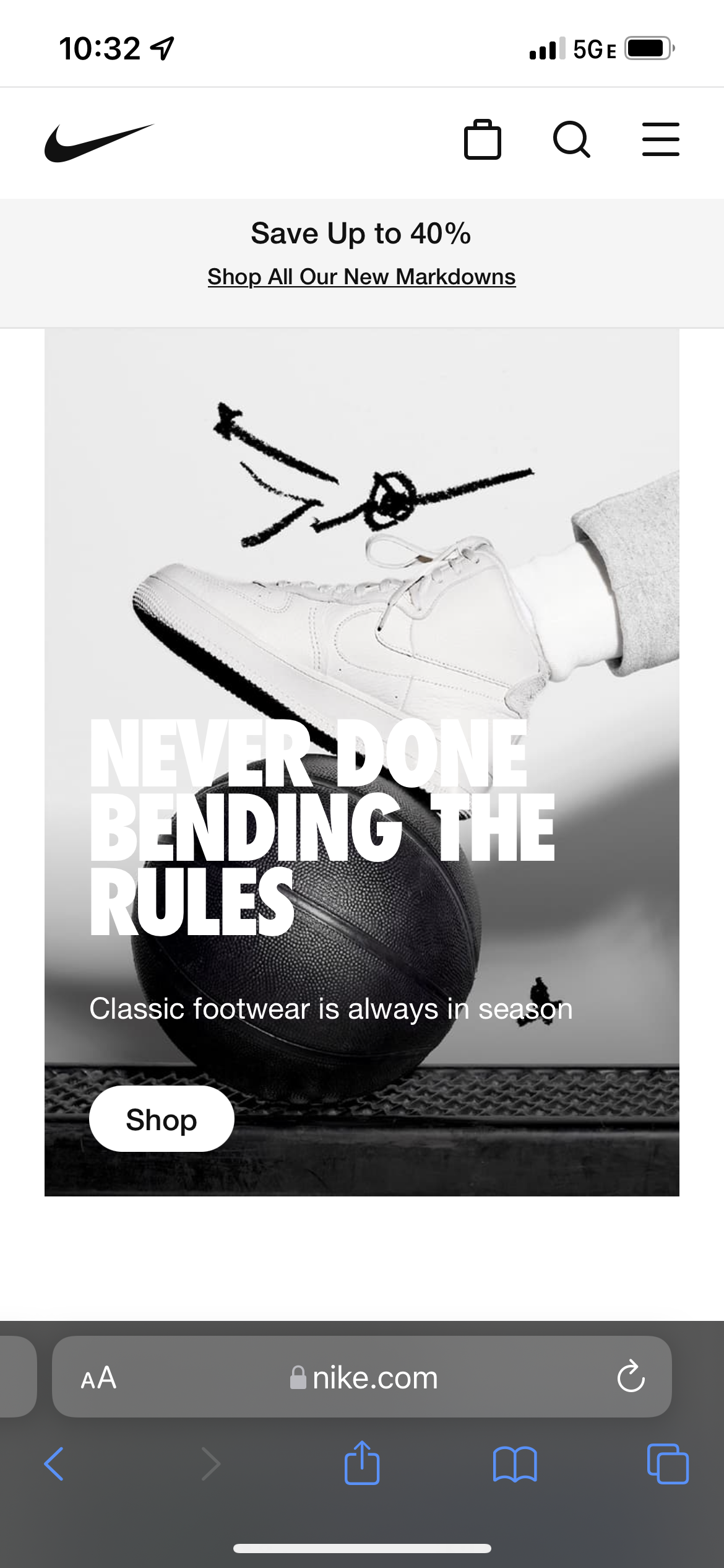 Nike Mobile Women's P1 Placement