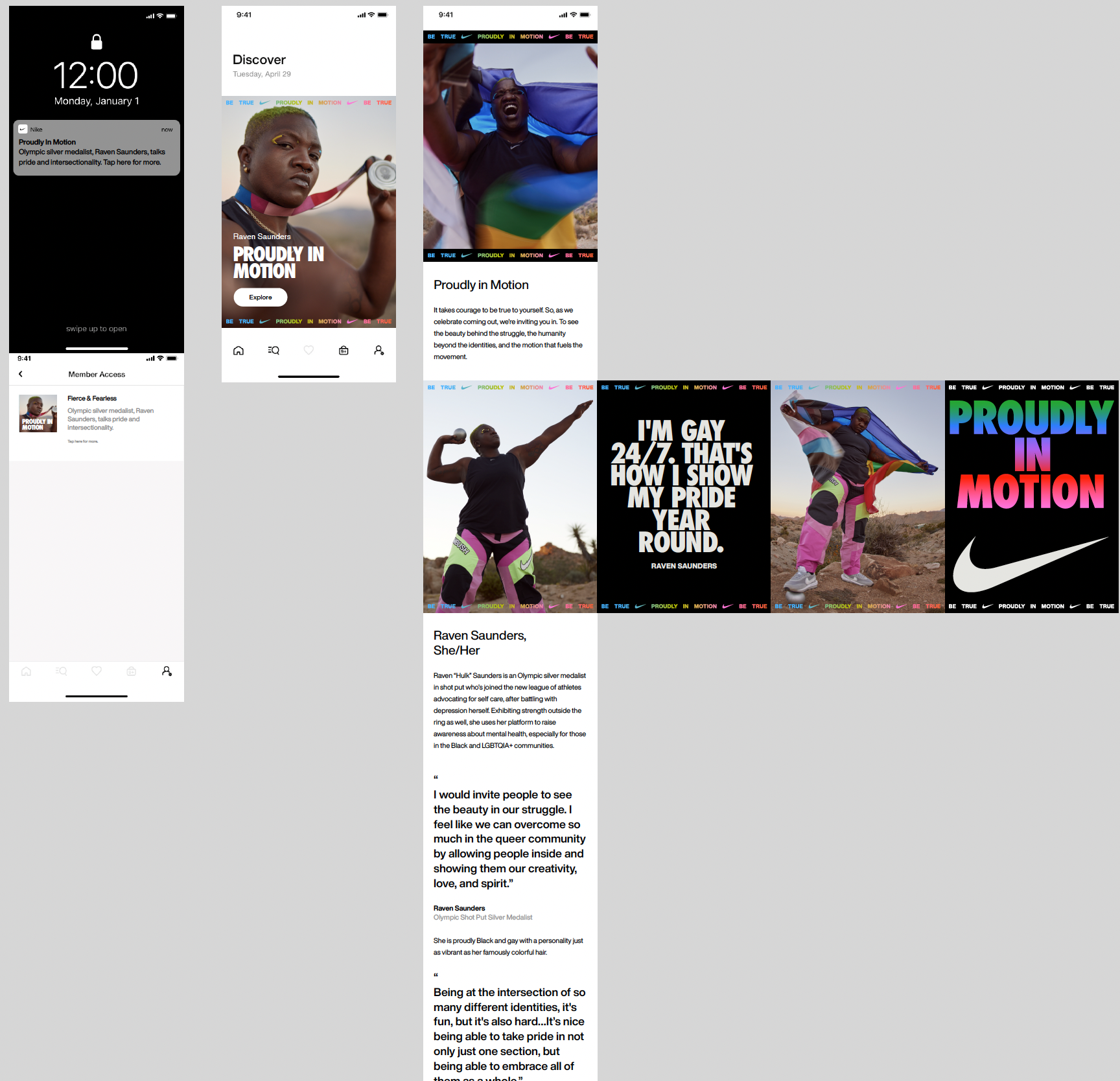 Nike App Thread Featuring Raven Saunders 