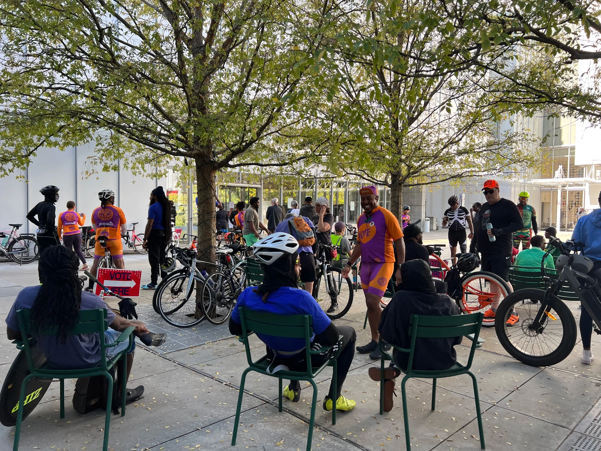 MWR Spoke + Dope Pedalers Roll to the Poll