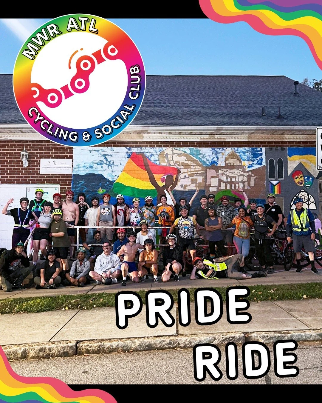 The MWR ATL crew had a blast zooming around historic sites for our Pride Ride. The weather, vibes, and old and new friends made for a magical night on bikes. All folks on spokes! 

Thank you to our ride leader @outwejumped and our volunteers: @mercym