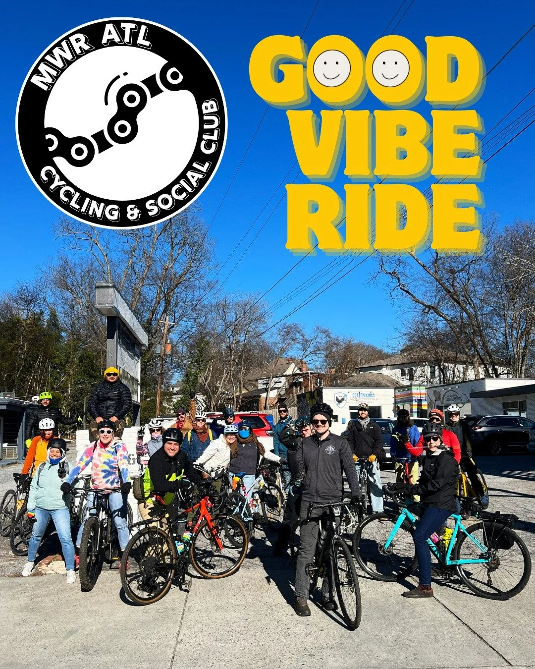 The crew had an absolute blast on our Sunday Good Vibe Ride. We kept the roll short due to the chilly temps, but the energy levels were high! We ended back at 97 Estoria to kick it with @atlantacouriercollective for their GoldSprints race.

Many than