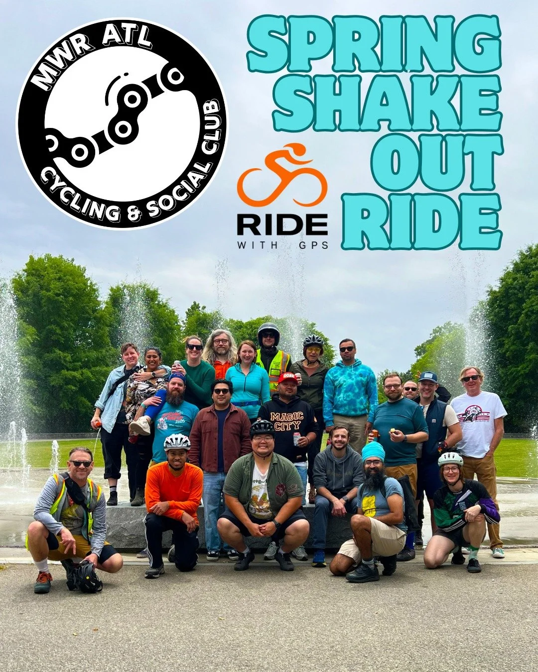 Even though spring still had a nip in the air the MWR ATL crew had a blast rolling up to Piedmont Park for some park hangs before making our way to check out the @atlantastreetsalive Peachtree route. 

Thanks to @ridewithgps for sending us some rad g