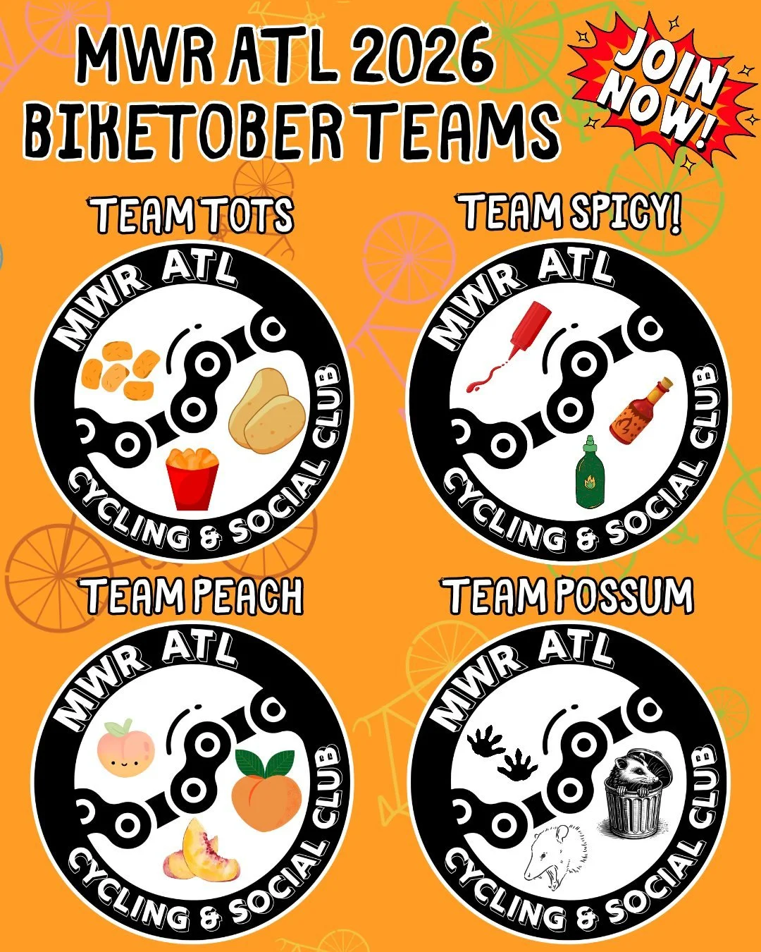 Have ya heard? Biketober is almost here! Put on by @lovetorideglobal and @gacommute, it's that wonderful, magical time to celebrate bikes and friends for the entire month of October. Whether you commute to work, ride for leisure, or roll with us on o