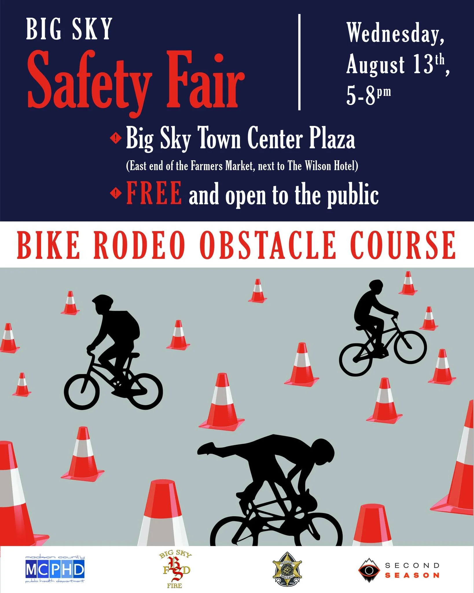 Mark your calendars, grab the kiddos and join us for the Big Sky Safety Fair at the Farmers Market on August 13th.
The Big Sky community is invited to an engaging and educational evening at the Big Sky Safety Fair, taking place on Wednesday, August