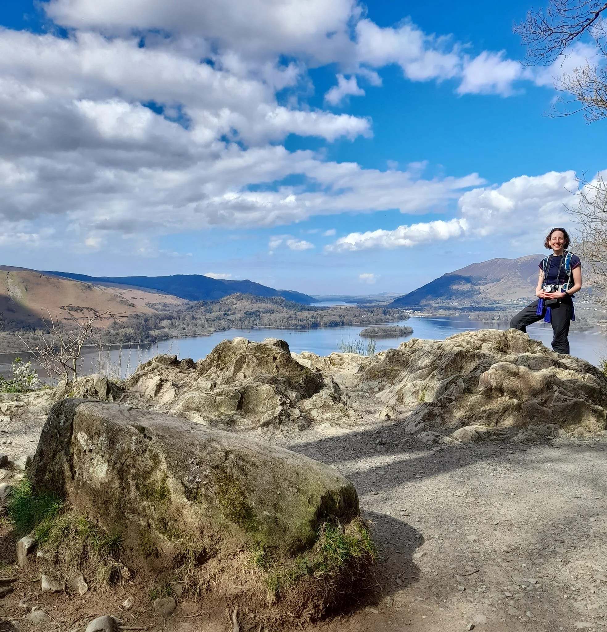 Walking in mountains