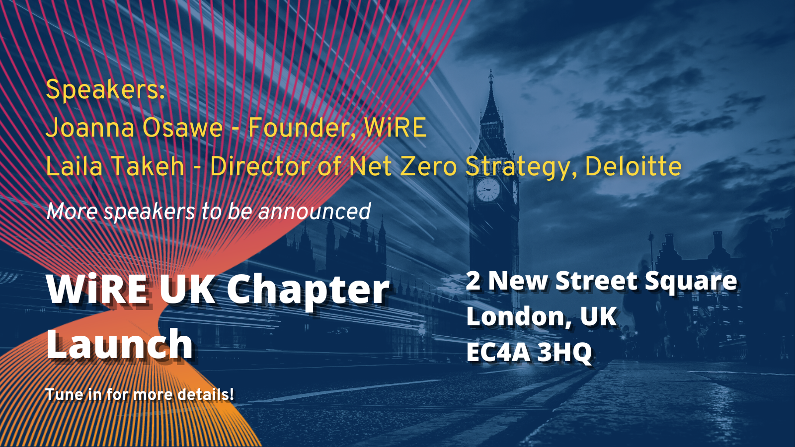 Chapter Launch WiRE UK Chapter Launch — Women in Renewable Energy WiRE