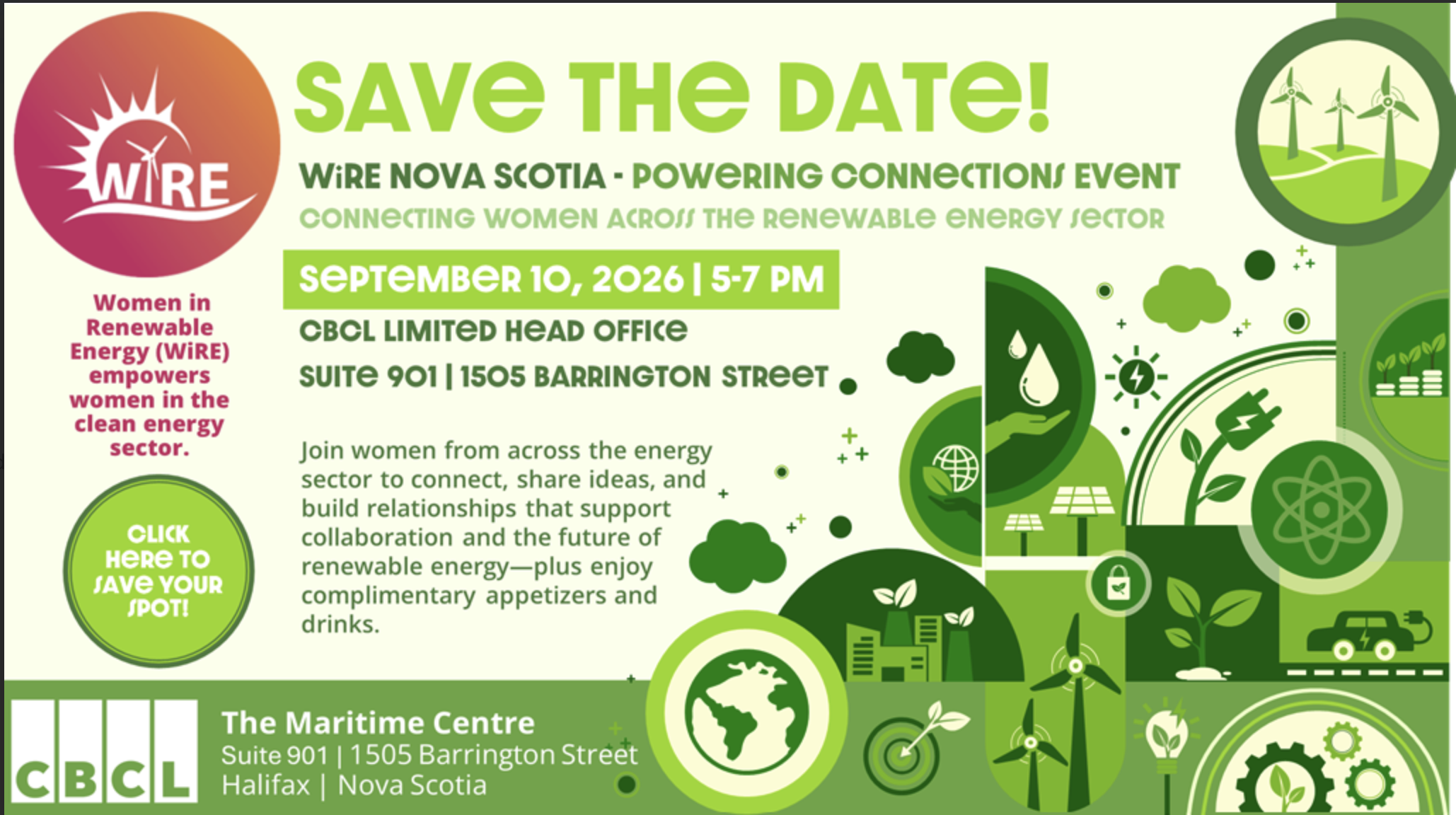 WiRE Nova Scotia - Powering Connection Event, Save The Date! 