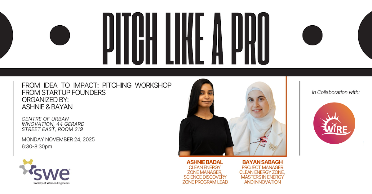 From Idea to Impact: Pitching Workshop with Startup Founders