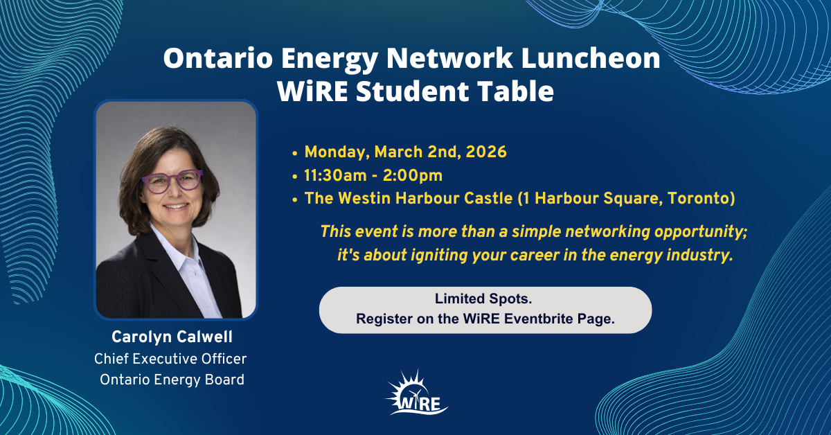 WiRE Student Table at the OEN's March Luncheon