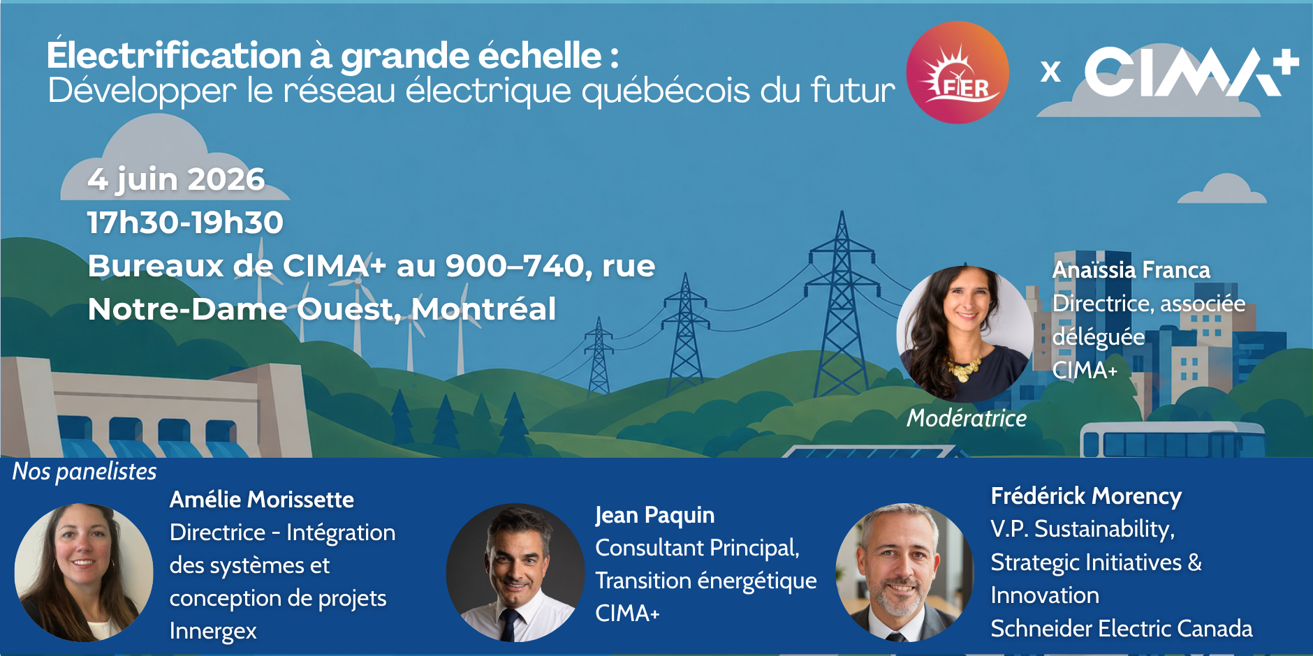 WiRE x CIMA+ Panel on the Energy Transition Report 