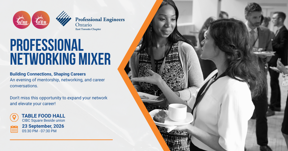 PEO East Toronto x WiRE Professional Networking Mixer