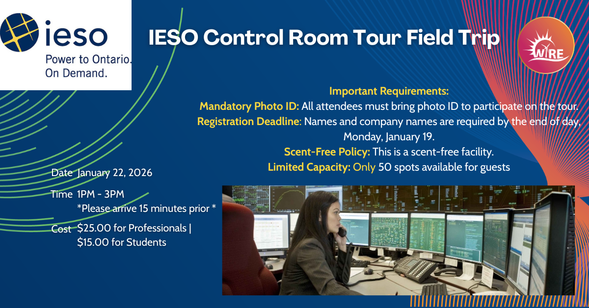WiRE Toronto x IESO Control Room Tour