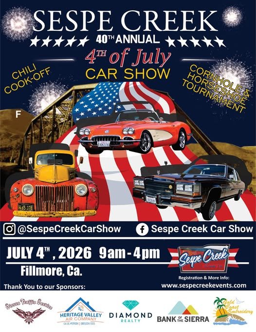 39th Annual Sespe Creek 4th of July Car Show
