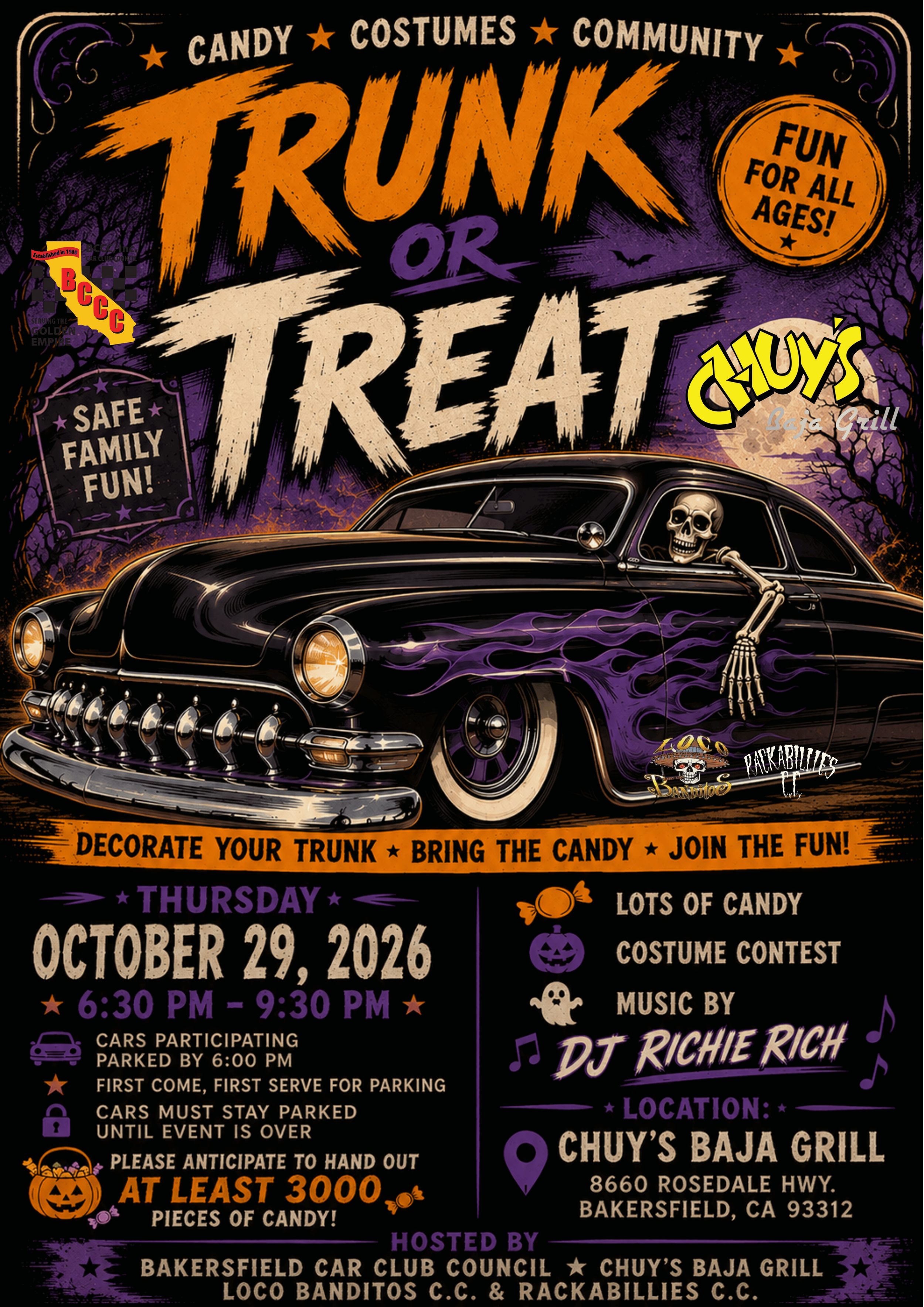Chuy's Trunk or Treat
