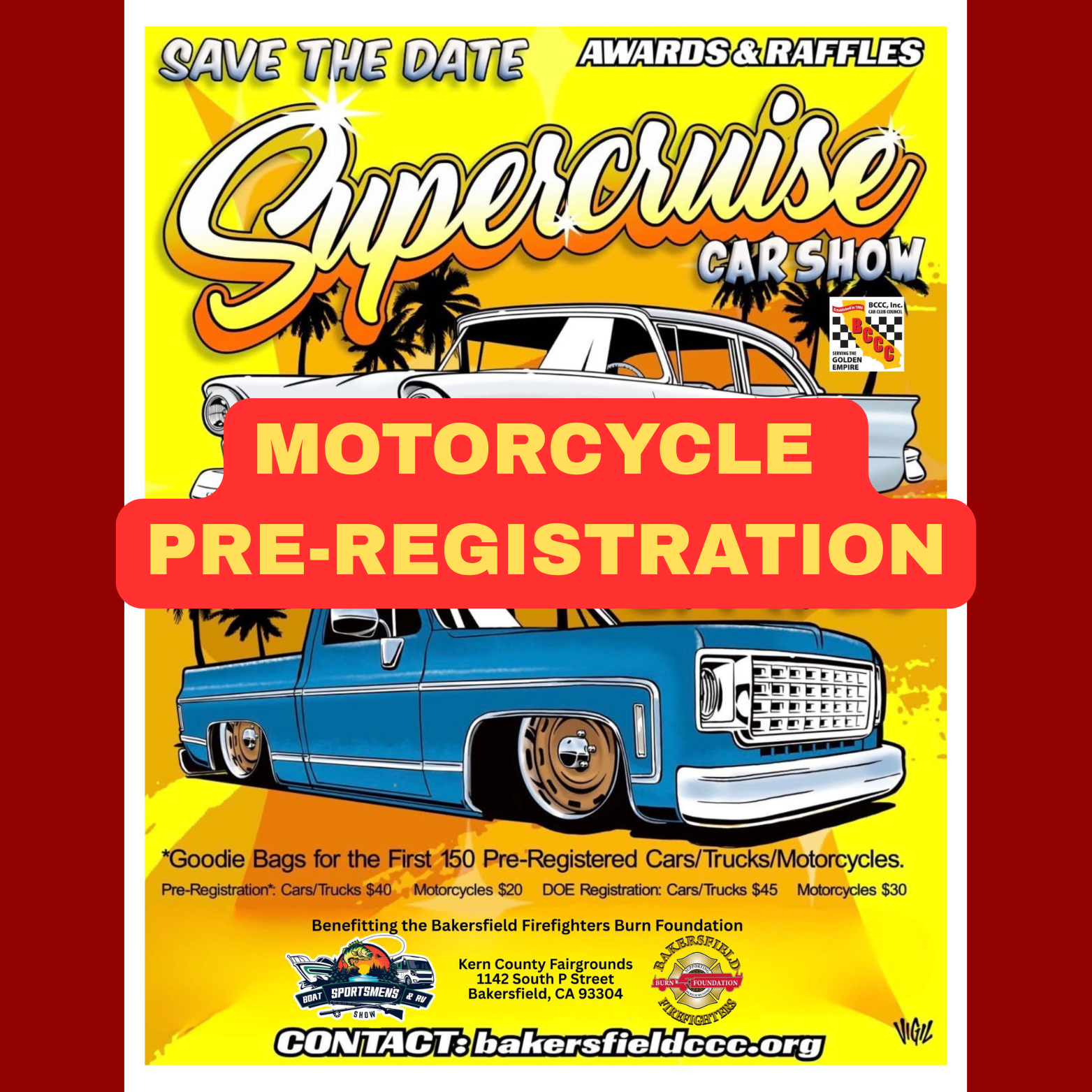 Super Cruise Motorcycle Pre-Registration