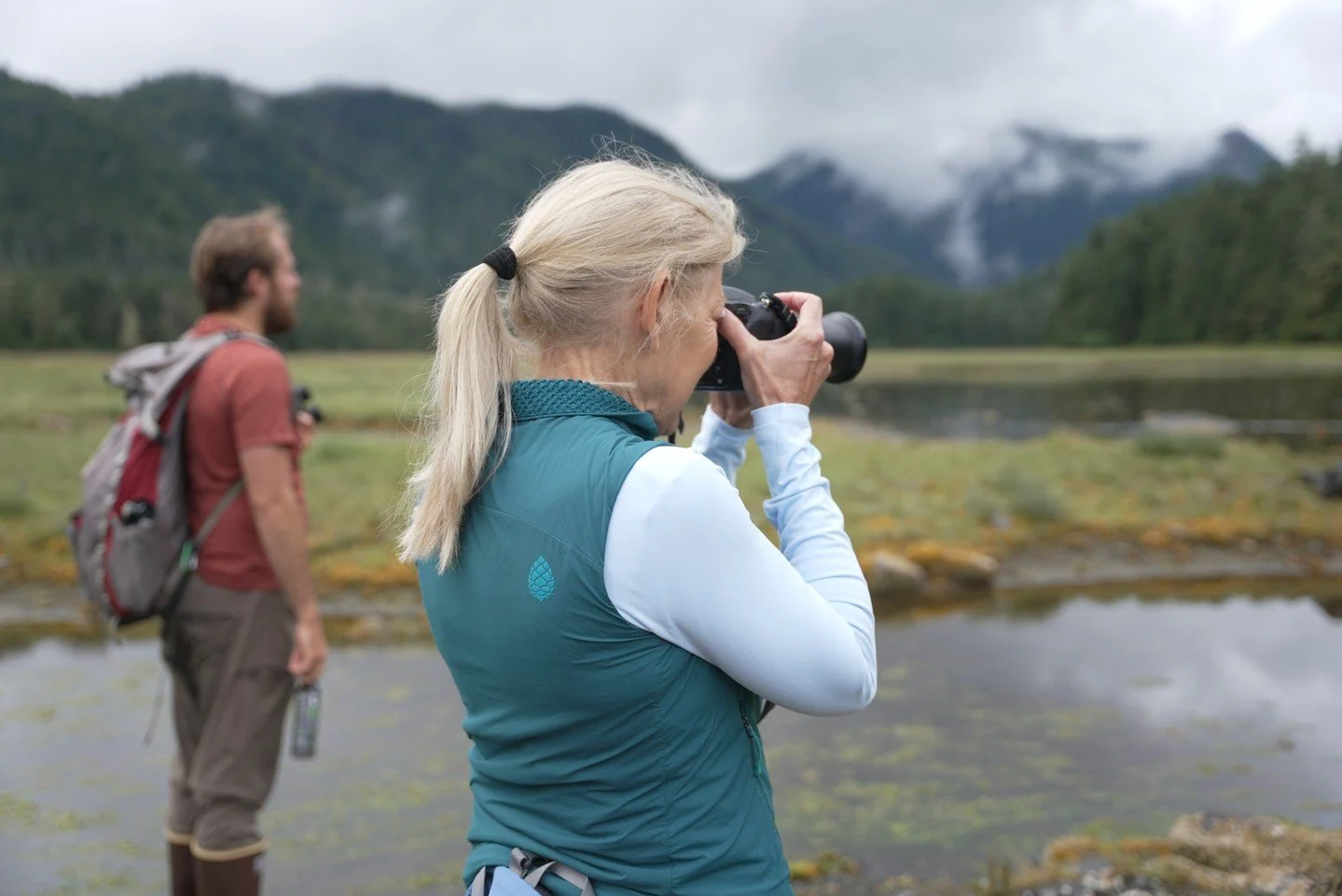 For photographers, the Tongass is a canvas&mdash;here, a guest with her camera, guided by naturalist Christian, frames the forest&rsquo;s beauty. The Boat Company opens this world to landscape, travel, and wildlife lens enthusiasts. Dreaming of May 2