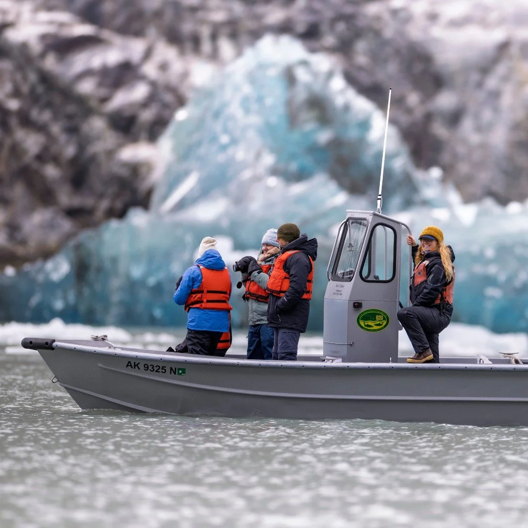 From an expedition boat, you can see the scale &mdash; but from a skiff, you feel it. The cold air rolling off the ice, the depth of the blue fractures, the silence broken only by minute sounds of h2o in two different physical states.

📸 @mikerigney