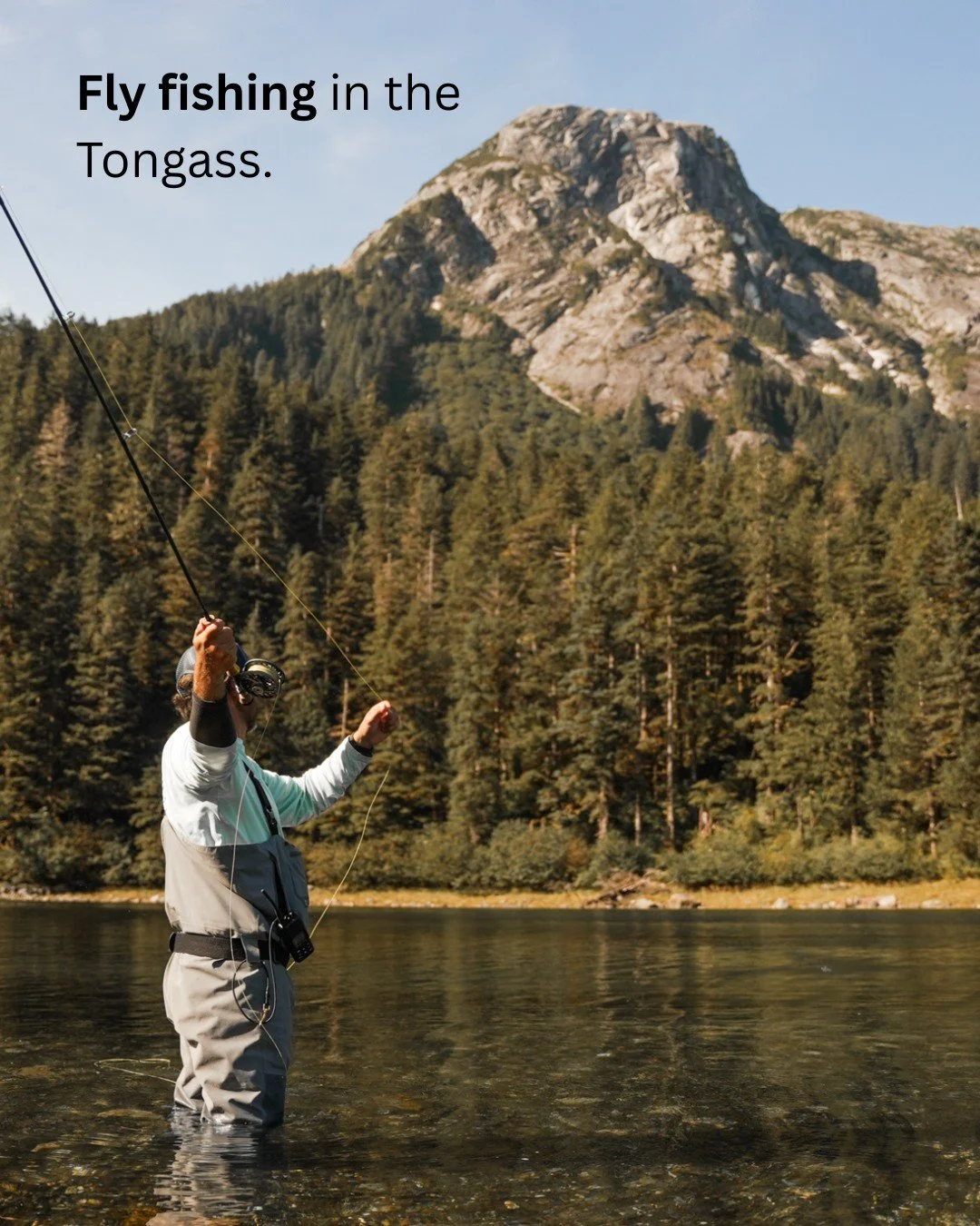 In a corner of the Tongass, our guests step into waters that feel both wild and carefully protected. Quiet creeks, tidal flats, and forest-lined rivers where salmon, trout, and char move through systems that have been thriving for generations.

Some 
