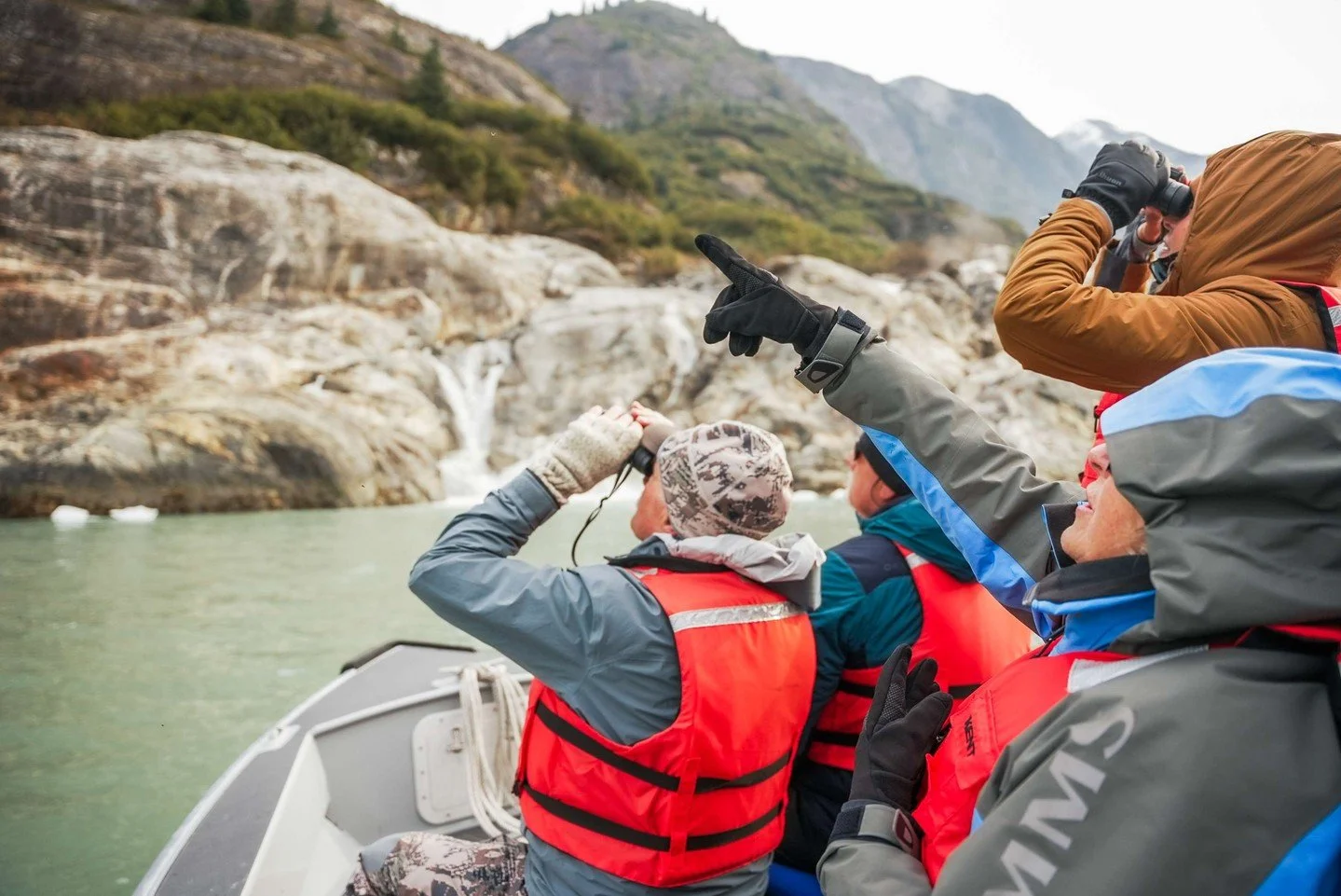 From our already small ships (~150 feet), we head out by skiff &mdash; smaller boats that let us move closer to shore and into narrow inlets the ship can&rsquo;t access.

That&rsquo;s often when everyone starts looking up. Bald eagles perched along t