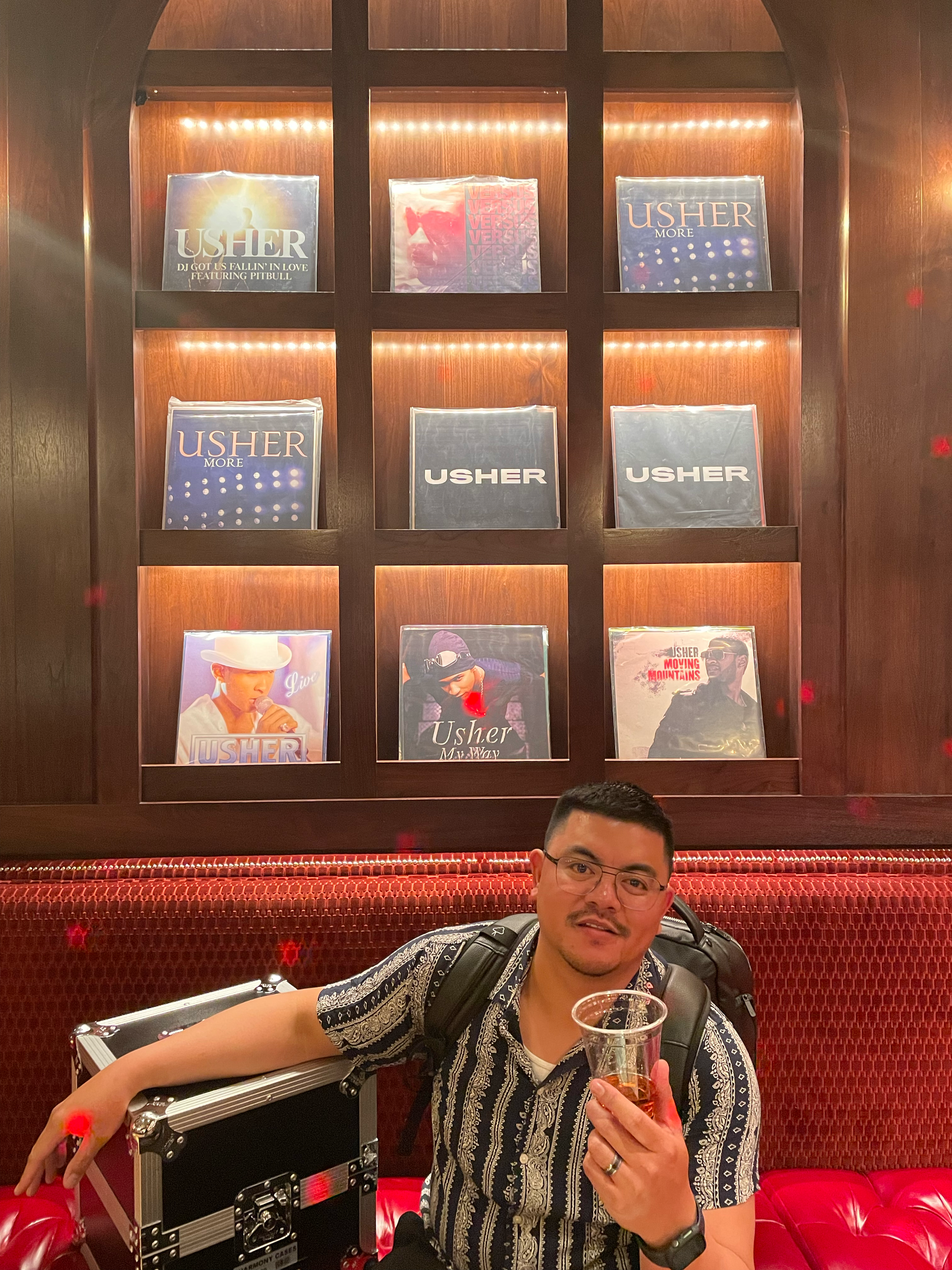 My first night at On The Record Las Vegas for the Usher Afterparty 
