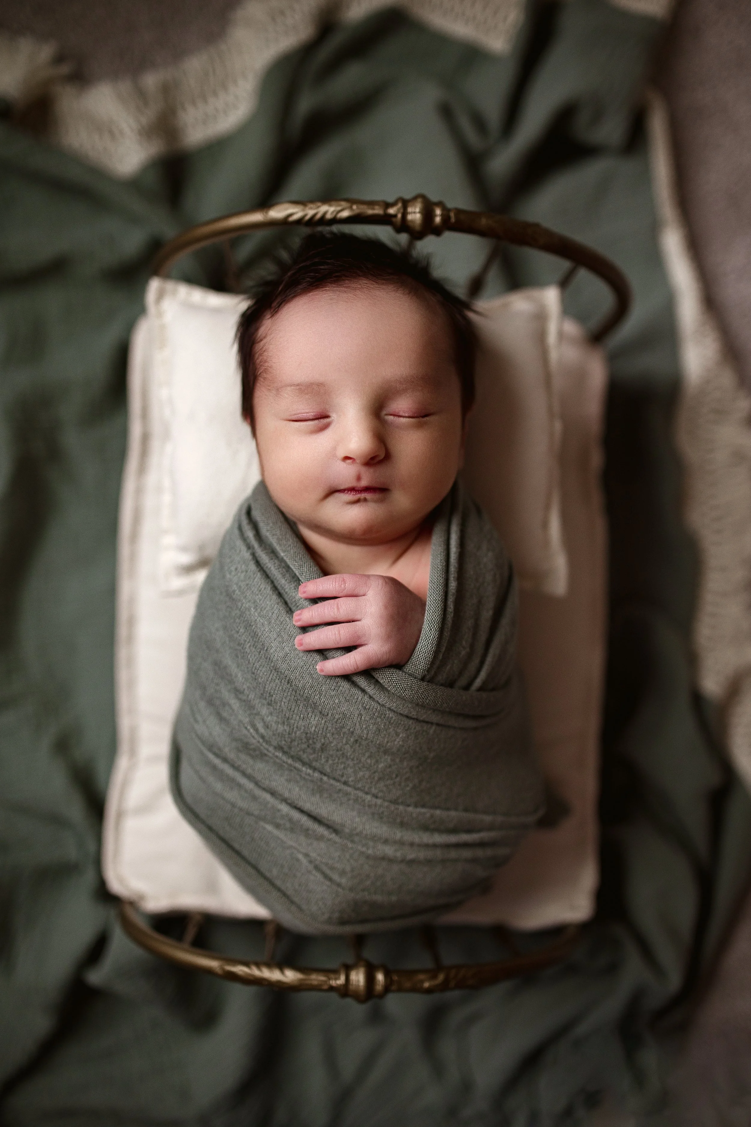 Golden Victorian Bed
