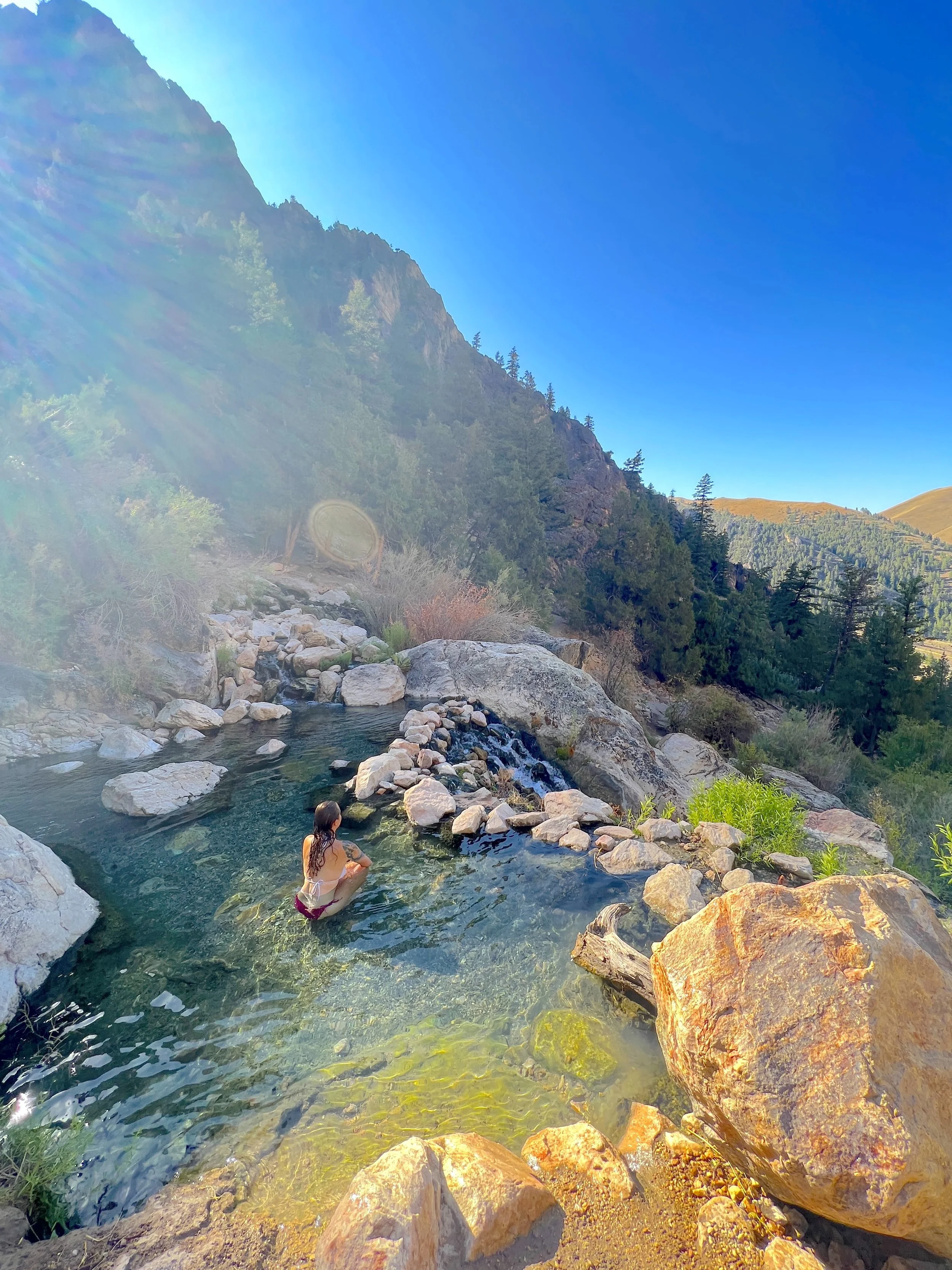 How to Visit Idaho's Goldbug Hot Springs Oasis — DEANDRA & MIKE