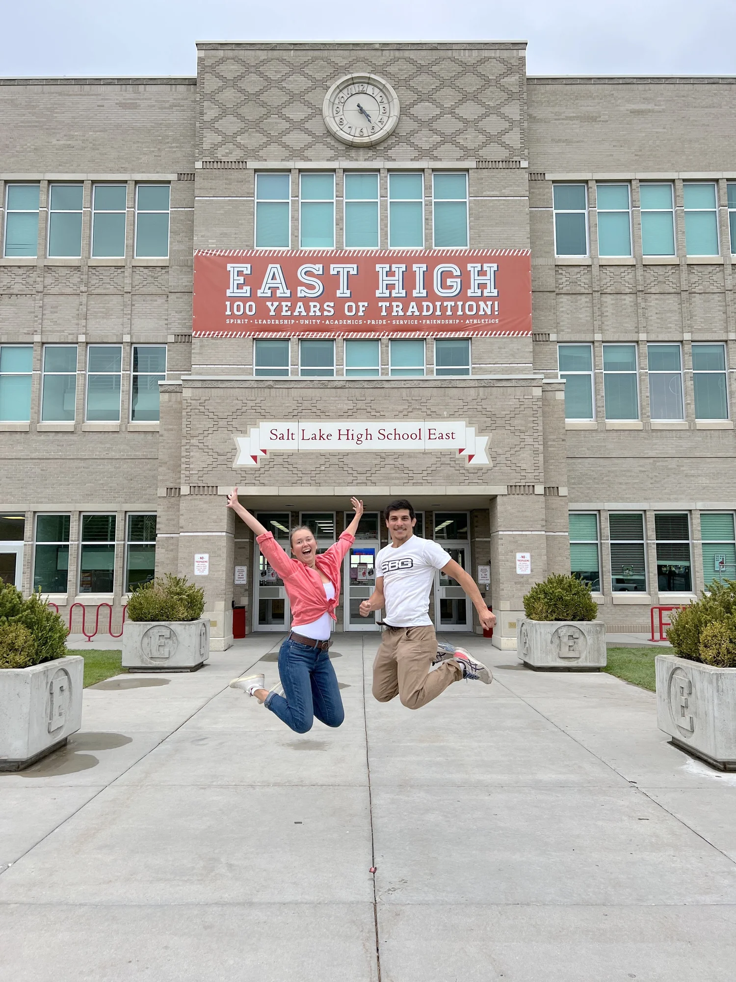 Visiting High School Musical's East High — DEANDRA & MIKE