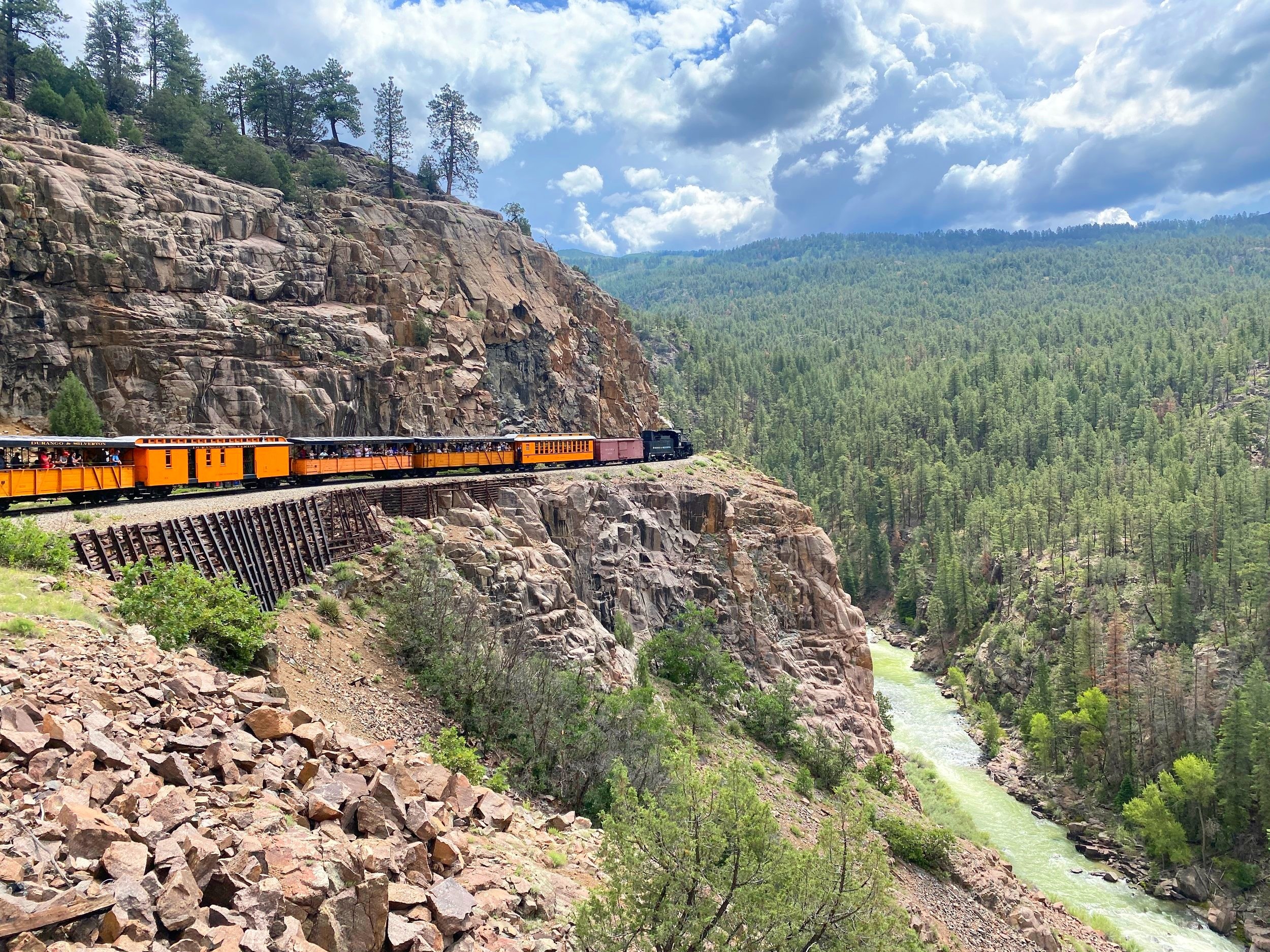Durango Silverton Railroad: Riding Colorado's Scenic Train Ride through  Cascade Canyon — DEANDRA & MIKE