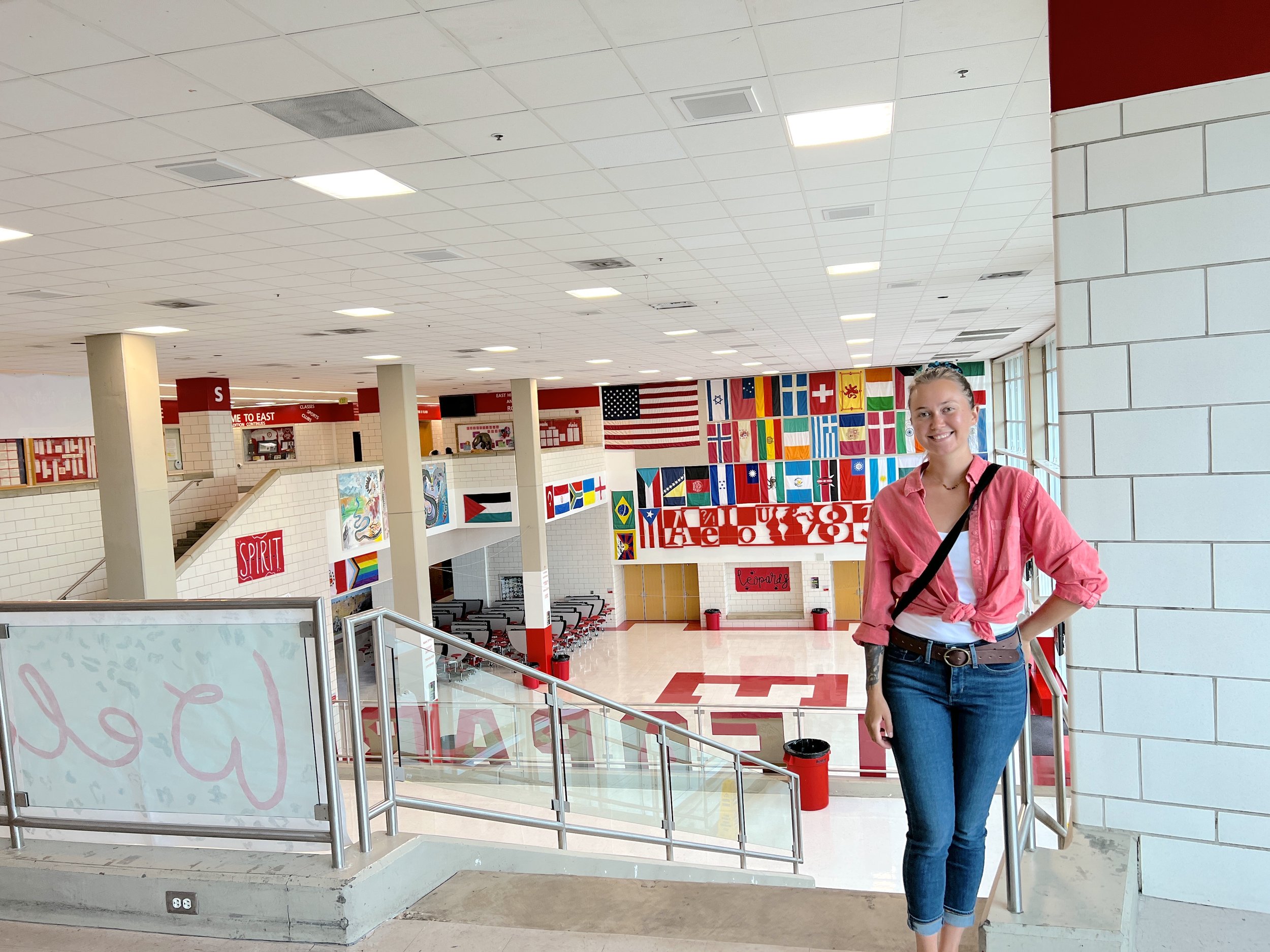East High Cafeteria where “Stick to the Status Quo” was filmed.