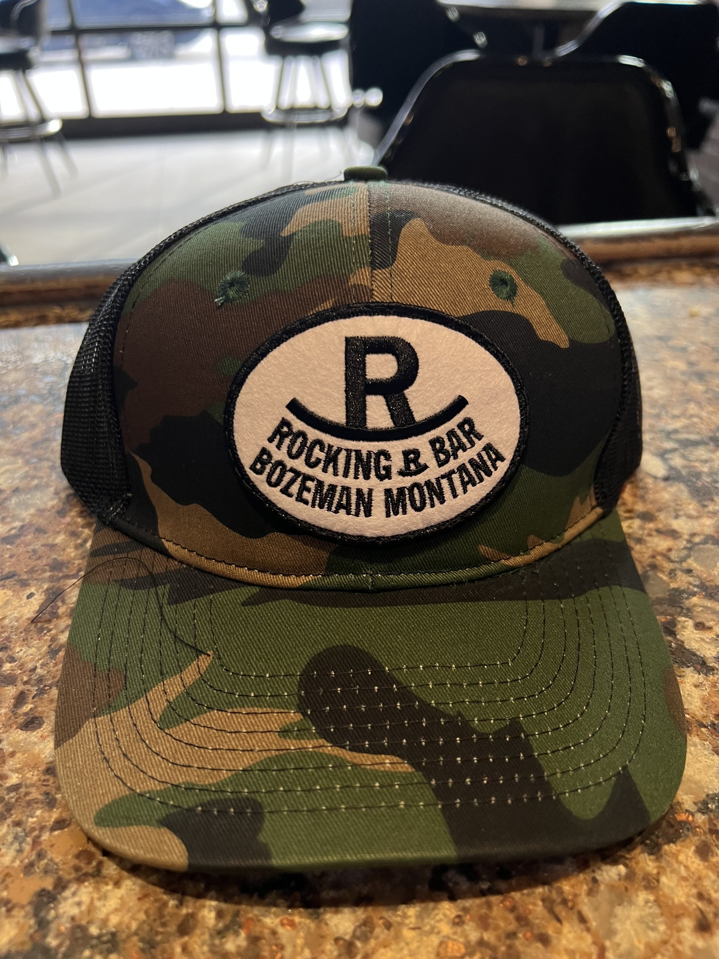 Camo R Patch Hat