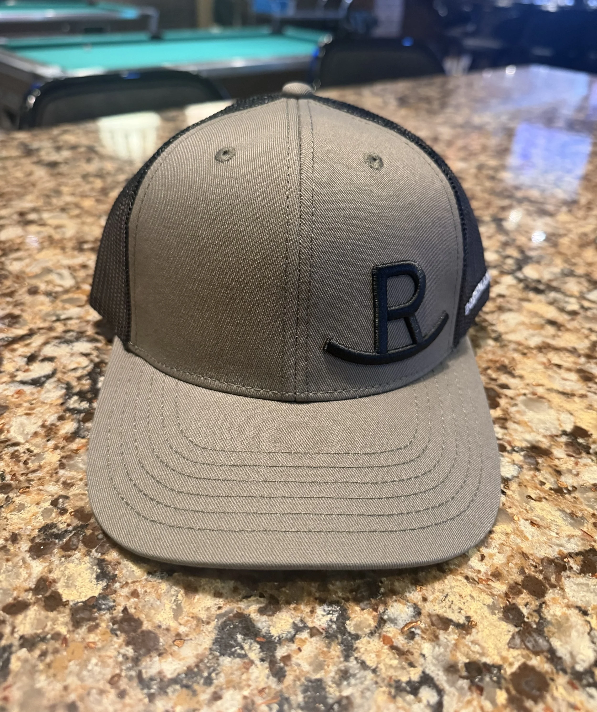 Olive Green/Black Rocking R Hat