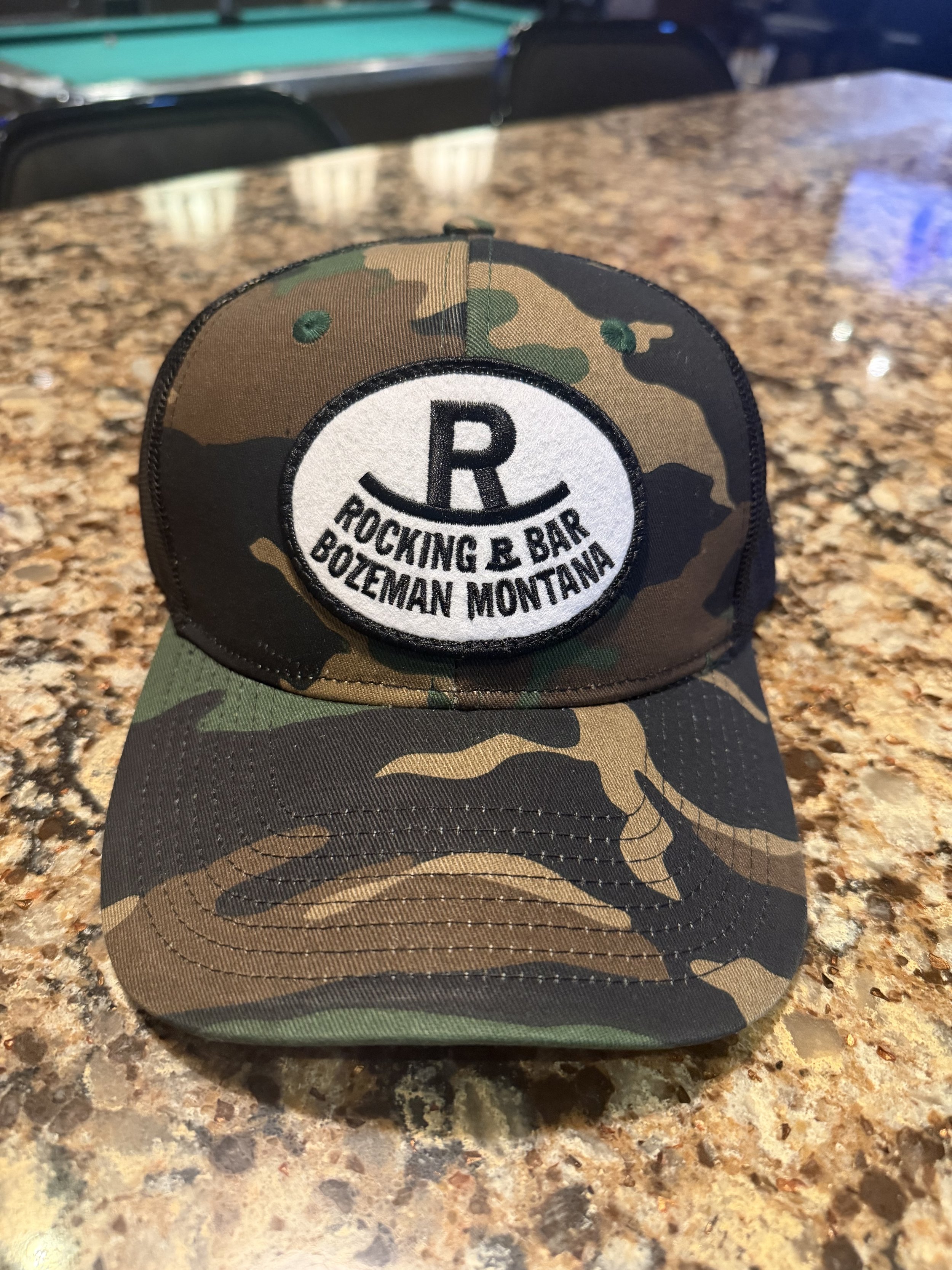 Camo R Patch Hat