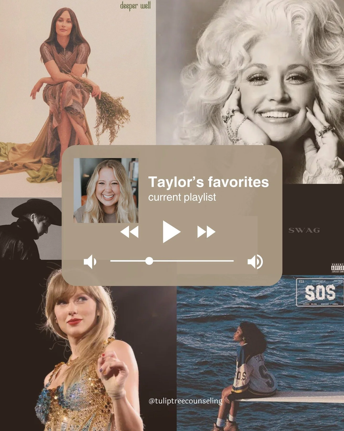 music can be its own kind of therapy by helping us process, connect, and find meaning in moments we can&rsquo;t always put into words. we asked each of our therapists to share what they&rsquo;ve been listening to lately...

also, did you know we have