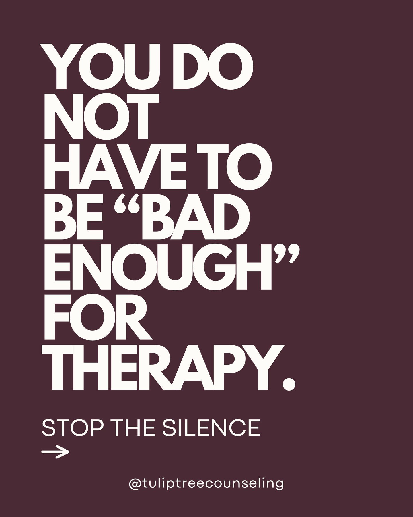So many people wait to start therapy because they think they need a bigger reason. A crisis. A rock bottom. Proof that they are struggling enough.

And research is pretty clear on this: support works best when you do not have to white knuckle it alon