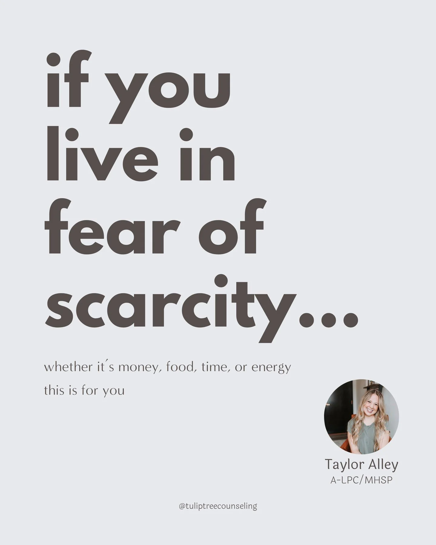 scarcity doesn&rsquo;t just live in your bank account, your calendar, or your pantry
it lives in your nervous system.

when you&rsquo;ve learned that things can run out, be taken, or not be enough, your brain adapts.

it scans, plans, tightens, and t